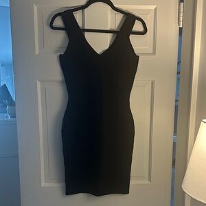 Chic Black Sleeveless Mini Dress
